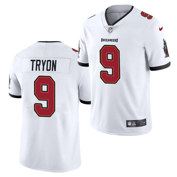 Men's Tampa Bay Buccaneers #9 Joe Tryon 2021 Draft White NFL Vapor Untouchable Limited Stitched Jersey